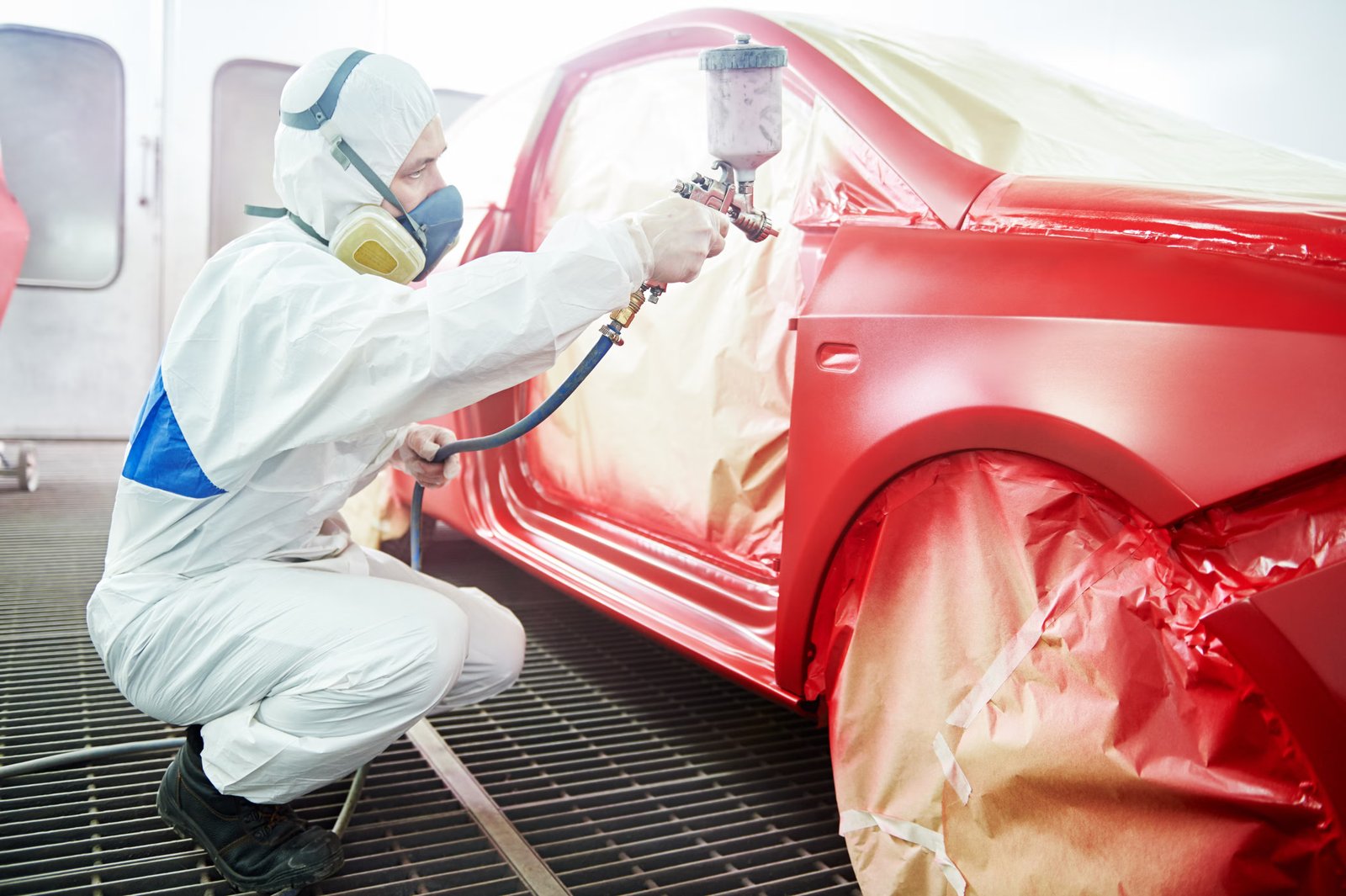 Professional auto paint booth